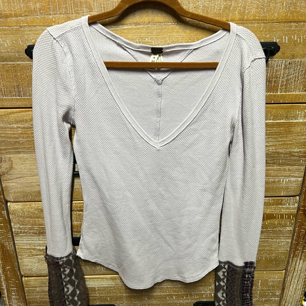 We The Free Fitted Embellished Blouse